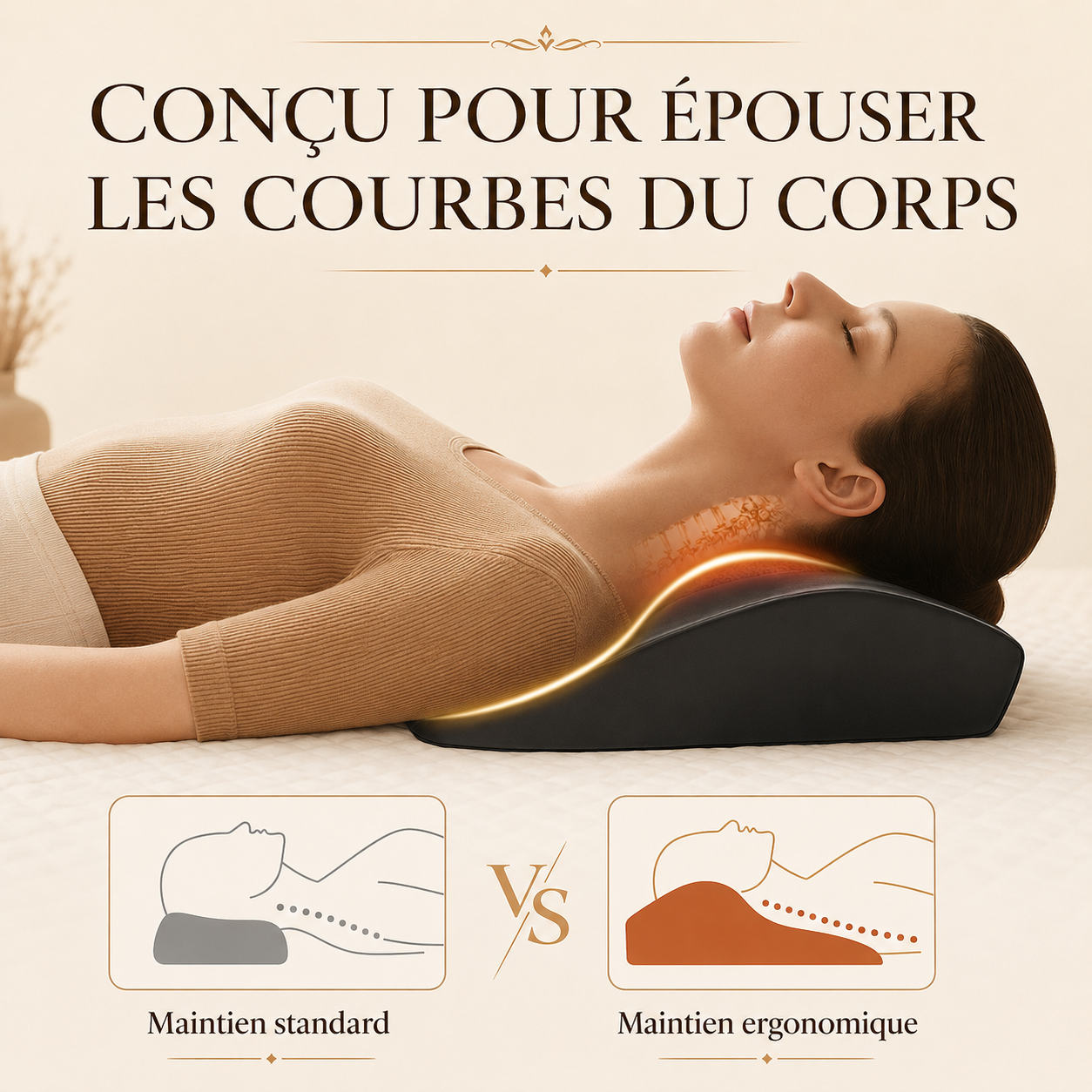 Coussin Massant Shiatsu 3D - Nuque, Dos & Épaules